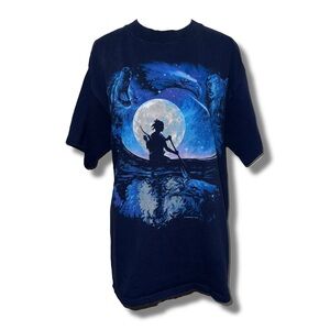 Vintage 90s Native American Nature Tshirt